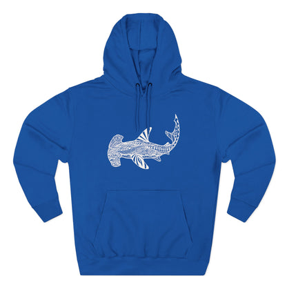 Ventangle Hammerhead Unisex - Pull-Over Cotton Blend Fleece Hoodie