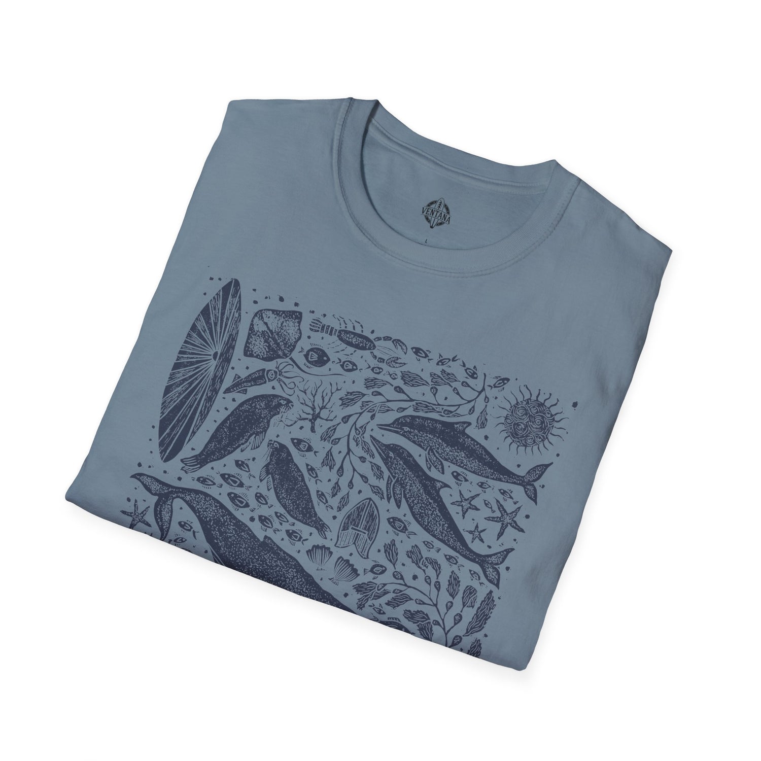 Ventana Marine Life by Lili Arnold Unisex - Soft Style U.S. Cotton T-Shirt