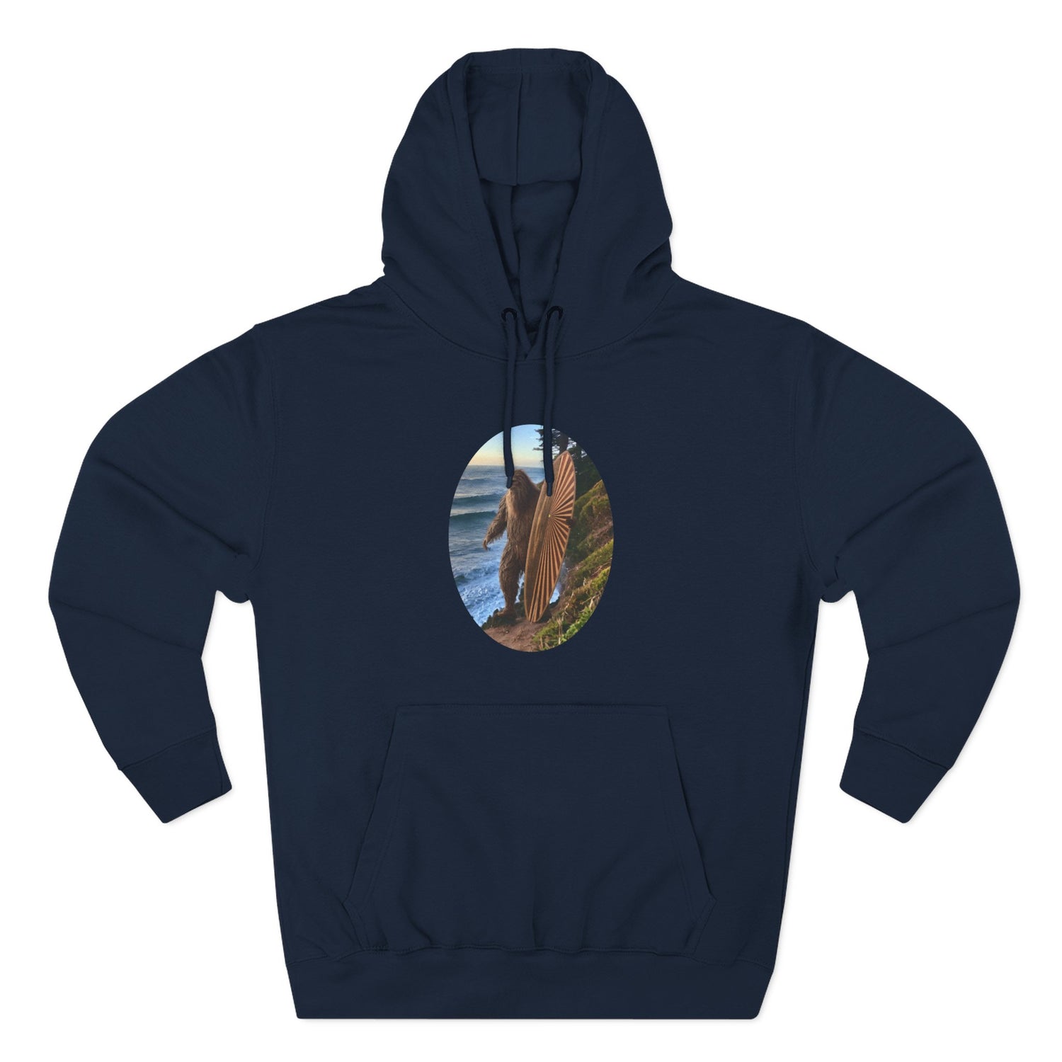 Ventana Real Surfsquatch Unisex - Pull-Over Cotton Blend Fleece Hoodie