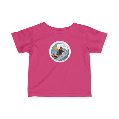 Surf with Otter 841 Ventana by Thiago Bianchini - Infant 100% Cotton T-Shirt