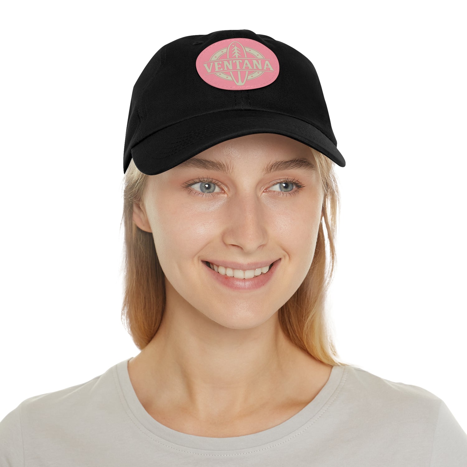 Ventana Treefish Logo Vegan Leather Patch Hat