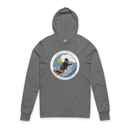 Otter 841 by Thiago Bianchini Unisex - Cotton Long Sleeve Hooded T-Shirt