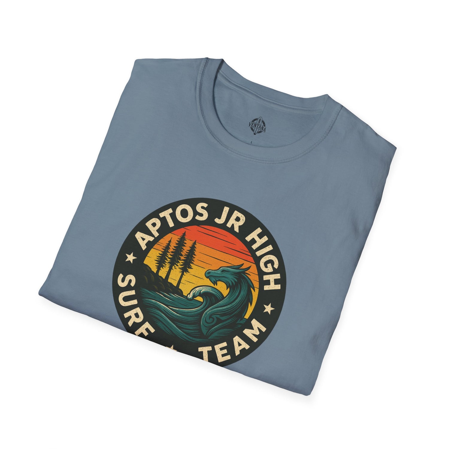 Aptos Junior High Surf Team Unisex - U.S. Cotton T-Shirt