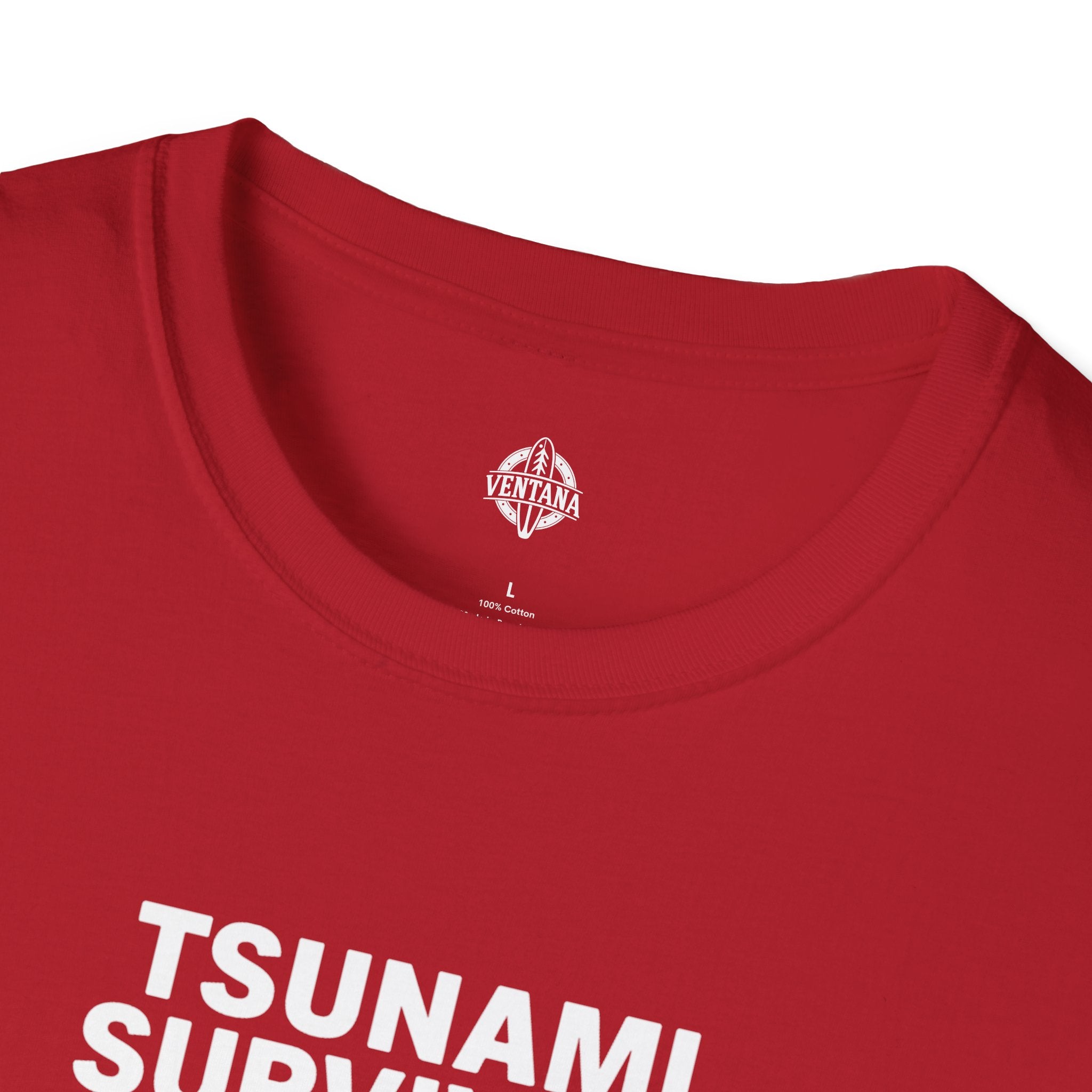 Tsunami Survivor Unisex - Soft Style U.S. Cotton T-Shirt