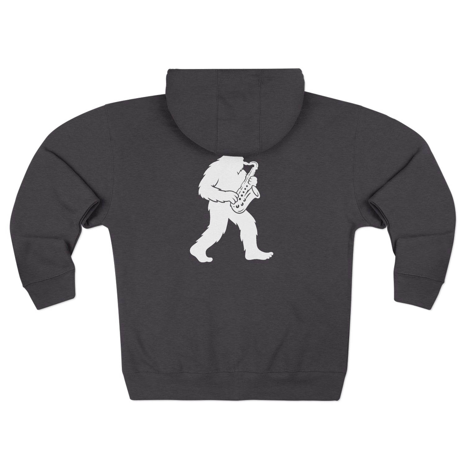 Ventana Saxsquatch Unisex - Zip Cotton Blend Fleece Hoodie