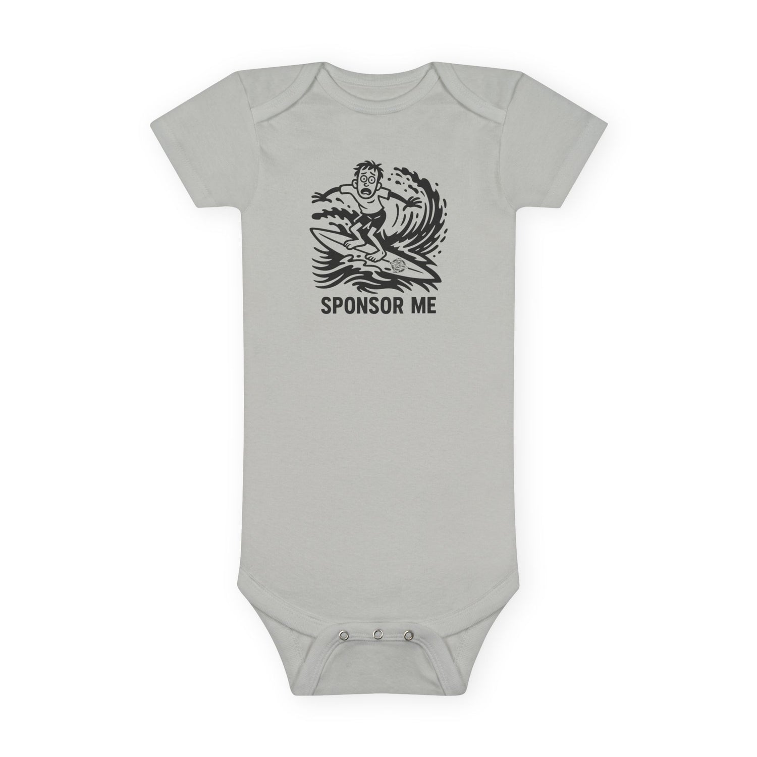Sponsor Me - Baby Short Sleeve 100% Cotton Onesie