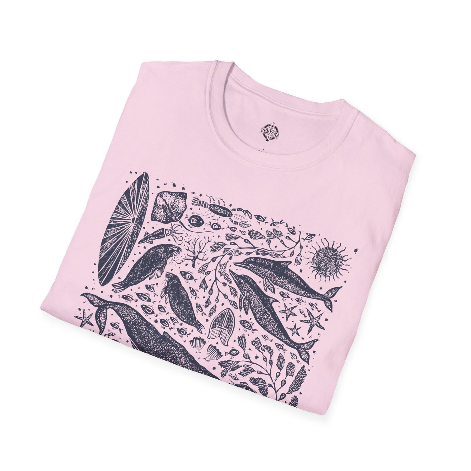 Ventana Marine Life by Lili Arnold Unisex - Soft Style U.S. Cotton T-Shirt
