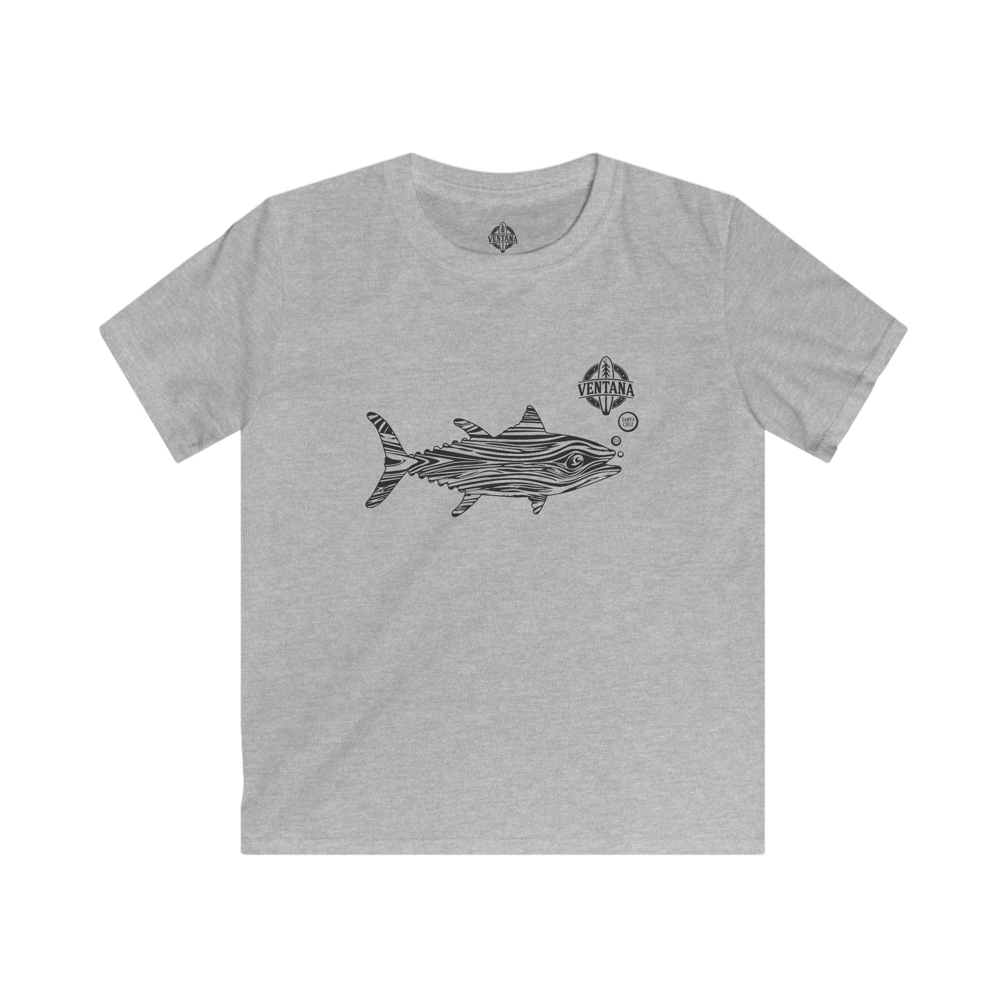 Ventana Wooden Tuna Kids - Soft Style U.S. Cotton T-Shirt
