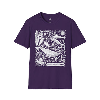 Ventana Marine Life by Lili Arnold Unisex - Soft Style U.S. Cotton T-Shirt