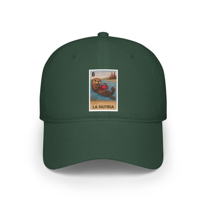 Sea Otter Lotería Unisex - 100% Cotton Baseball Cap (La Nutria)