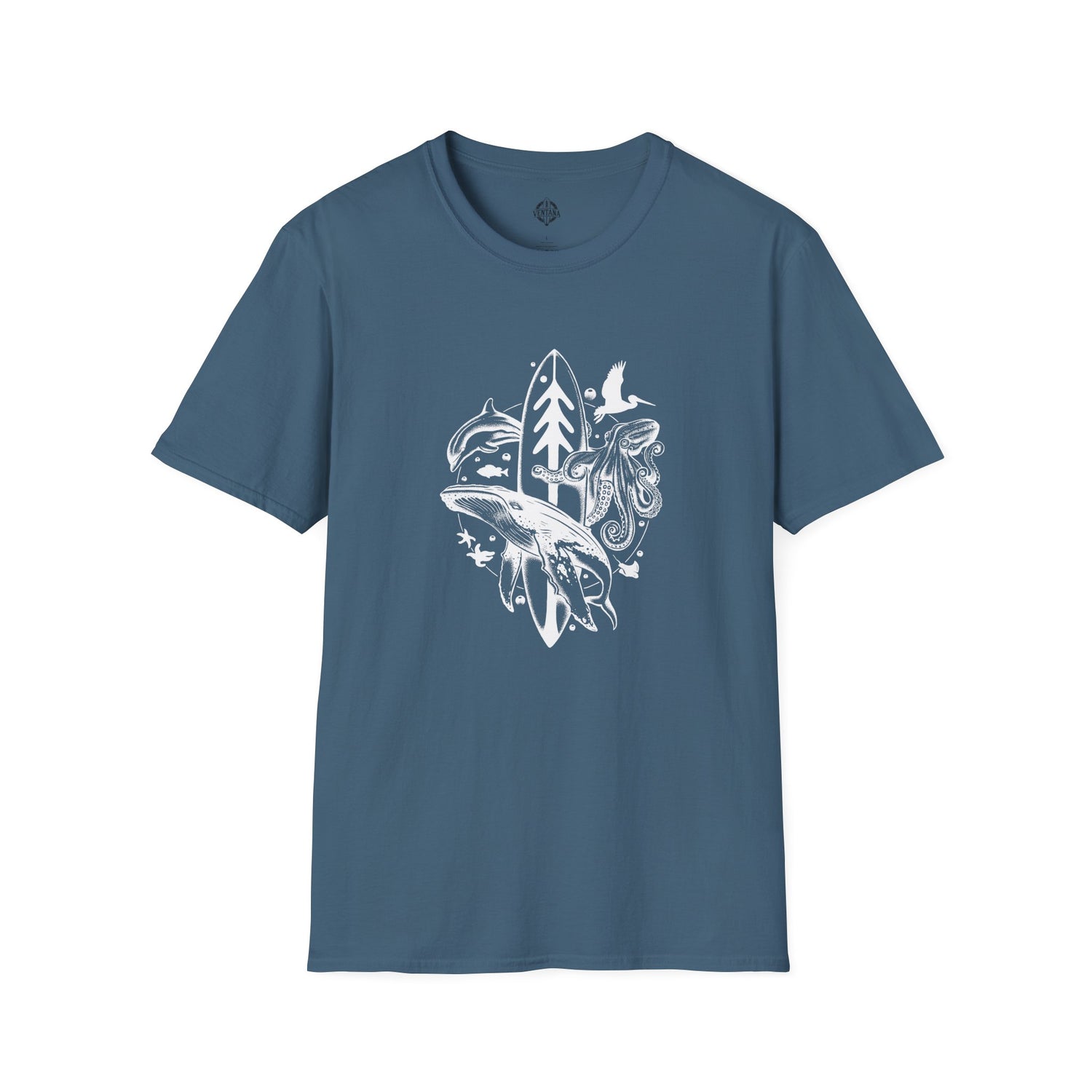 Ventana Monterey Bay by Thiago Bianchini Unisex - Soft Style U.S. Cotton T-Shirt