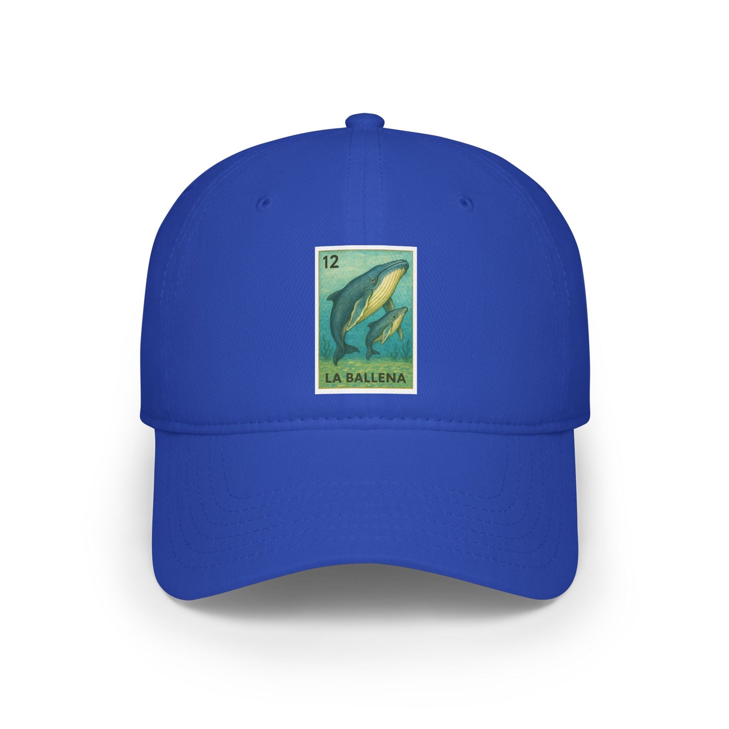 Whale Lotería Unisex - 100% Cotton Baseball Cap (La Ballena)