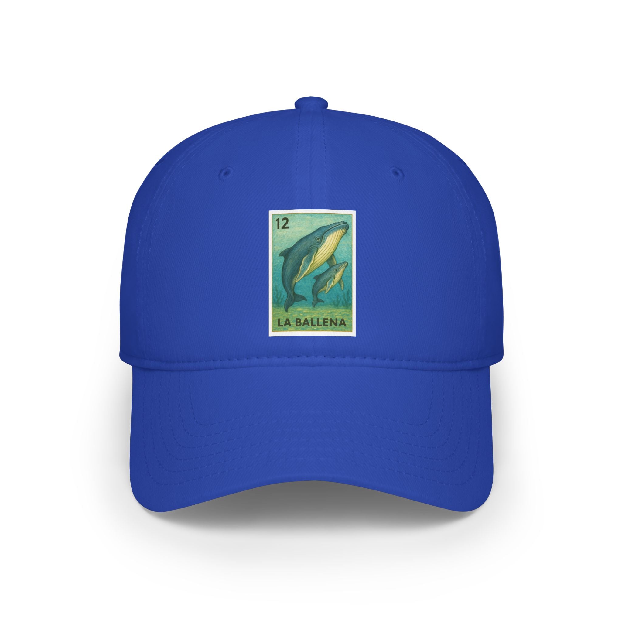 Whale Lotería Unisex - 100% Cotton Baseball Cap (La Ballena)