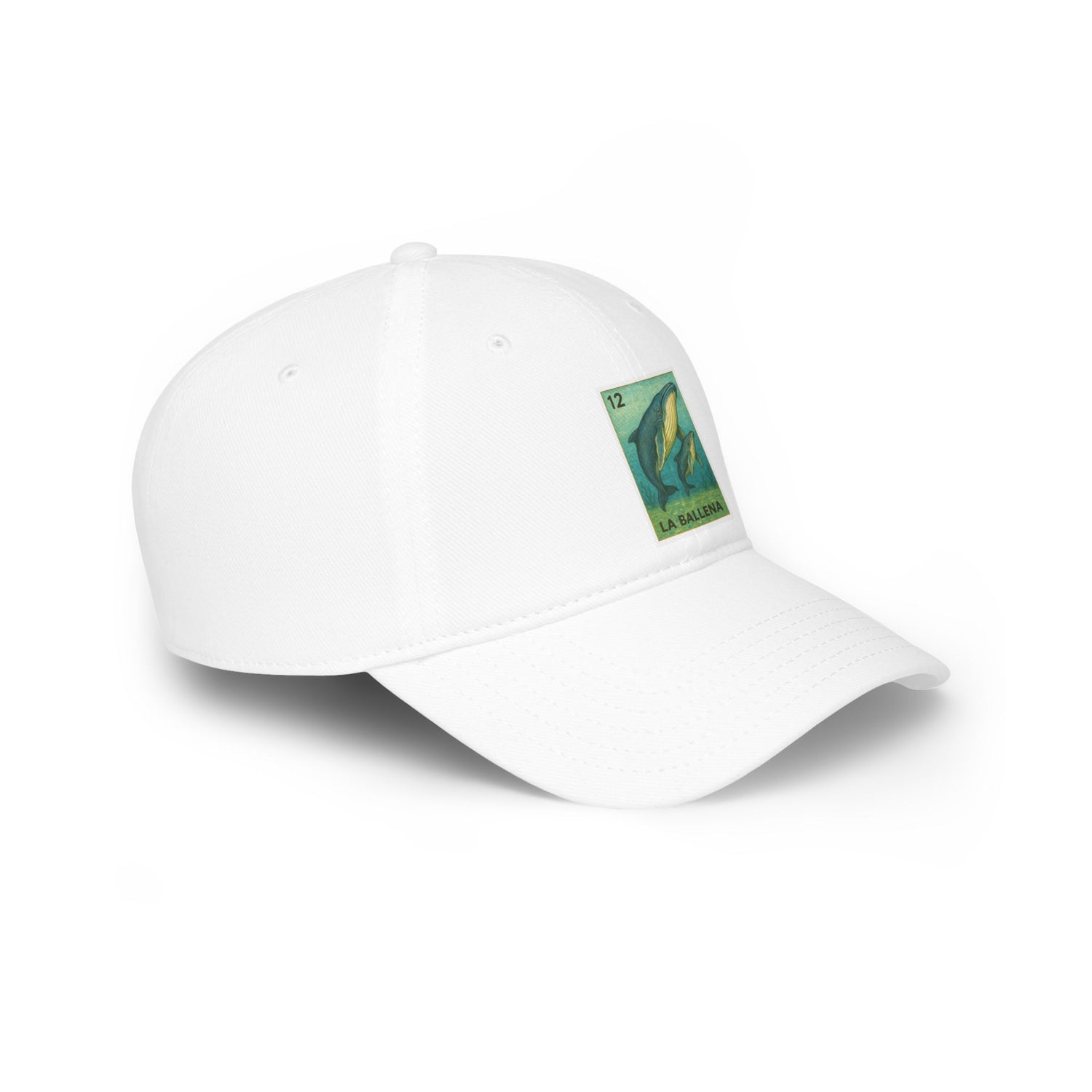 Whale Lotería Unisex - 100% Cotton Baseball Cap (La Ballena)