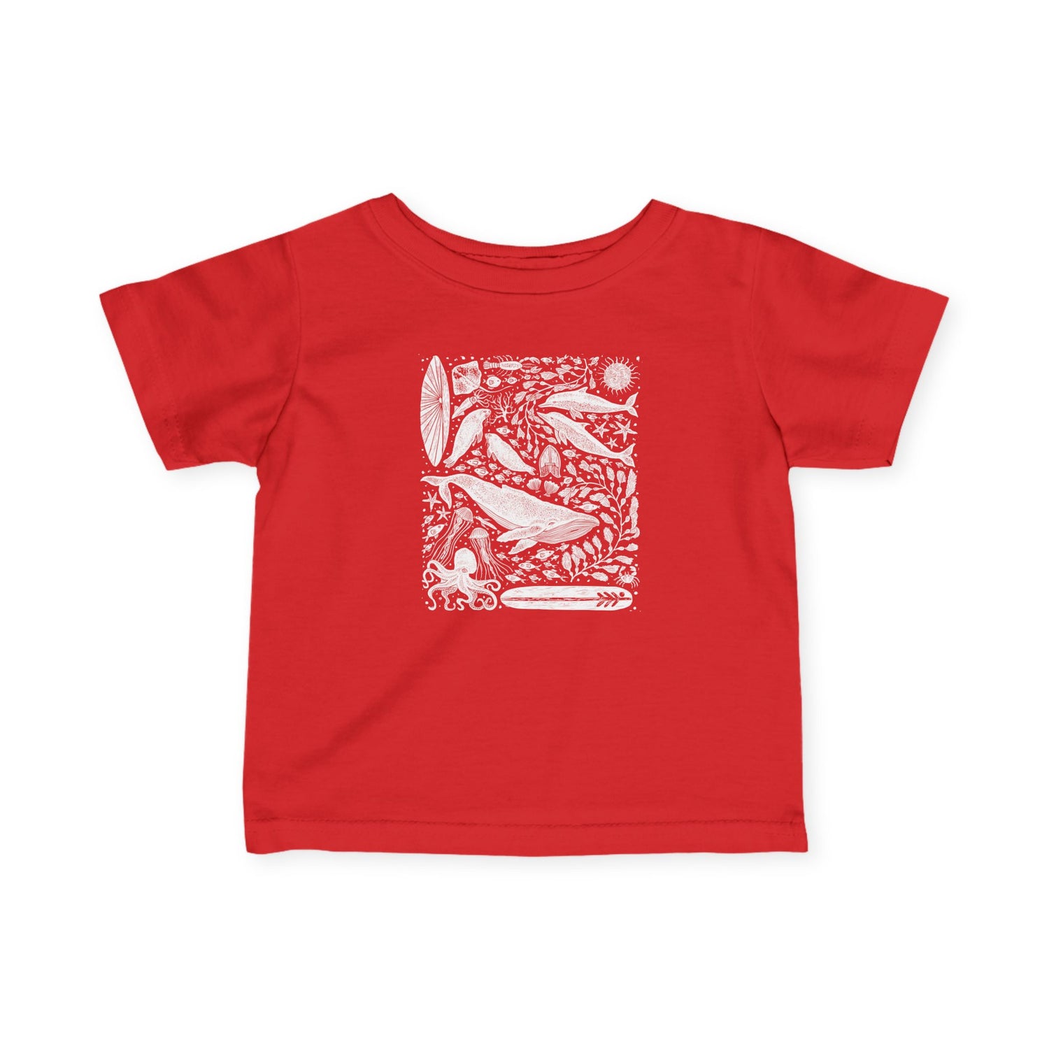 Ventana Marine Life by Lili Arnold - Infant 100% Cotton T-Shirt