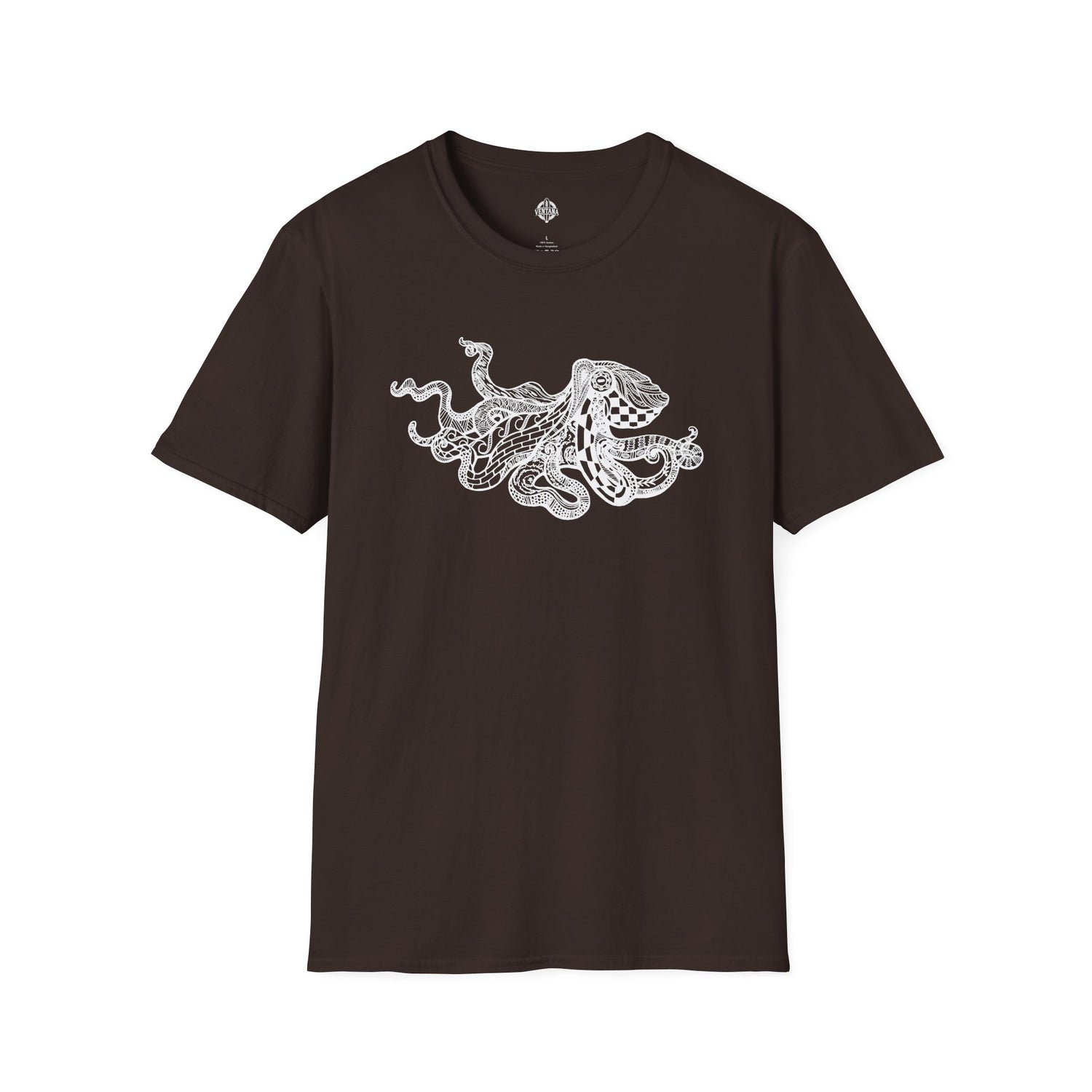 Ventangle Octopus Unisex - Soft Style U.S. Cotton T-Shirt