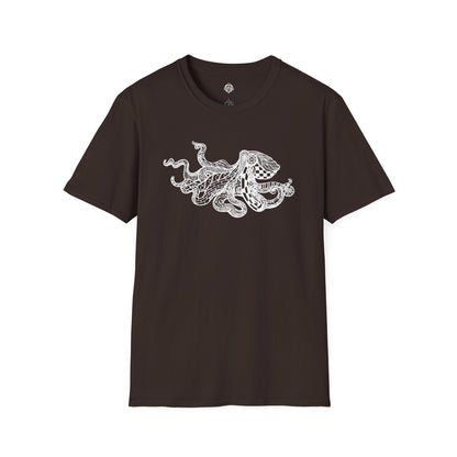 Ventangle Octopus Unisex - Soft Style U.S. Cotton T-Shirt