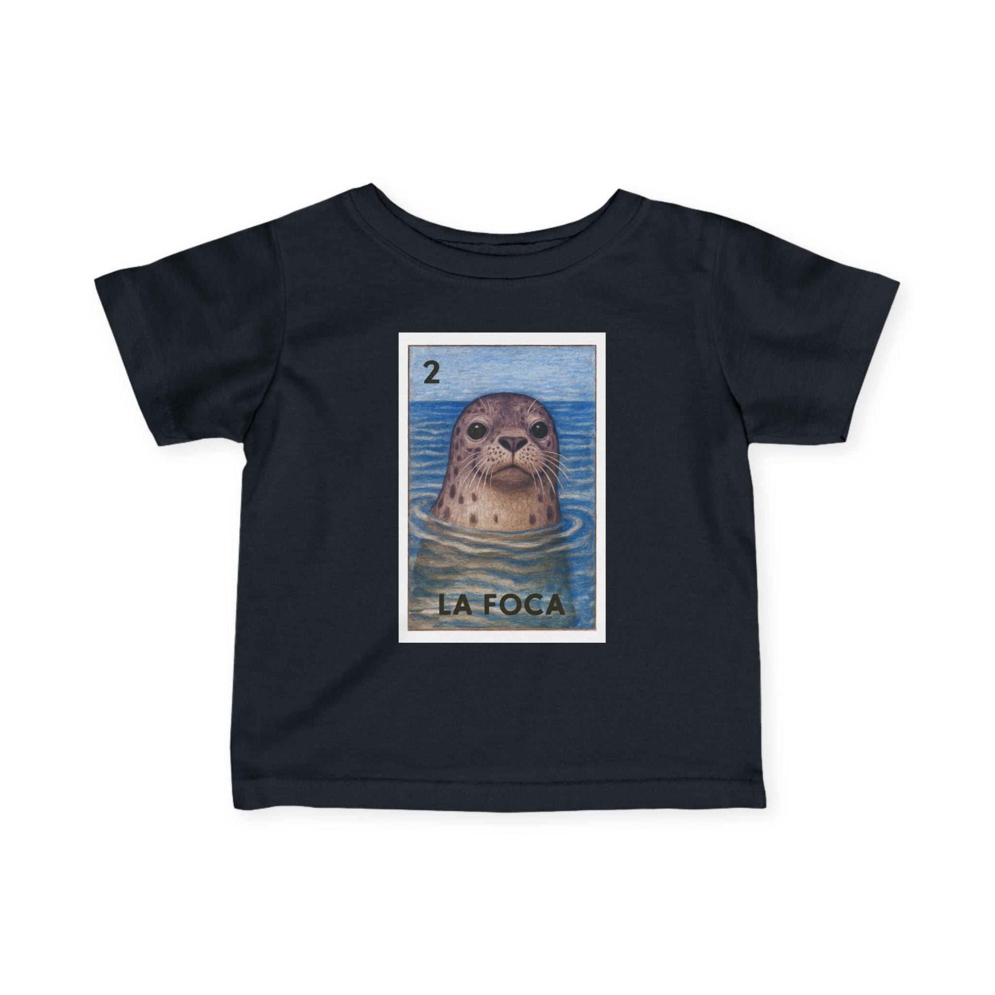 Seal Lotería - Infant 100% Cotton T-Shirt (La Foca)