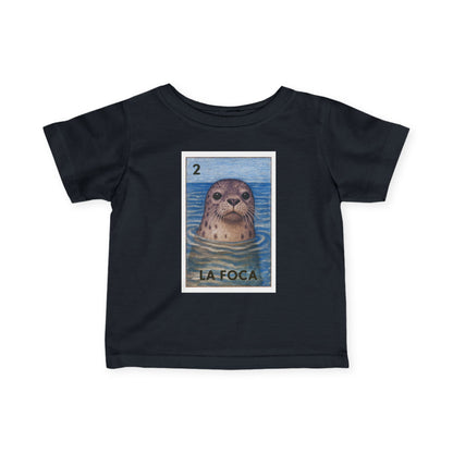 Seal Lotería - Infant 100% Cotton T-Shirt (La Foca)