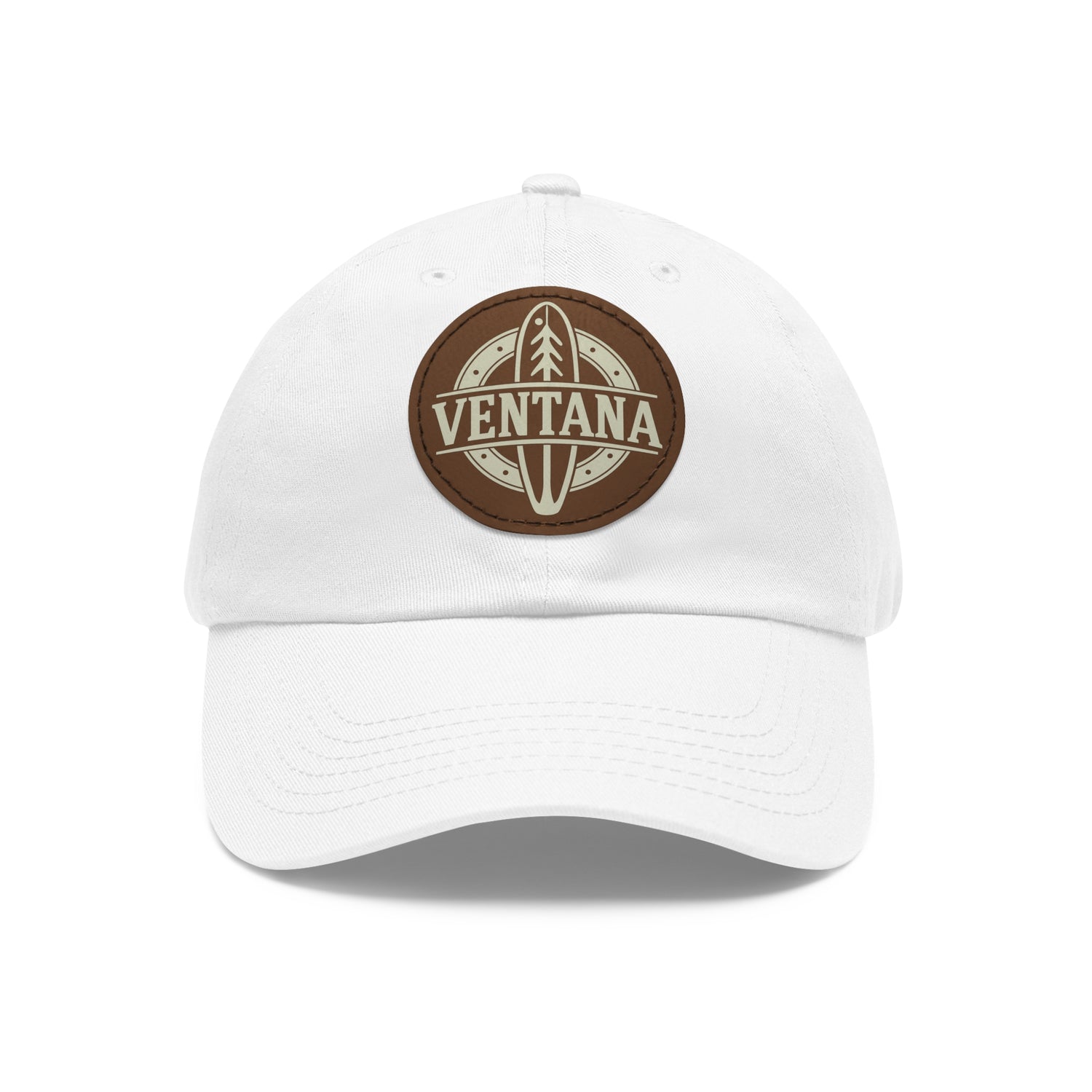 Ventana Treefish Logo Vegan Leather Patch Hat