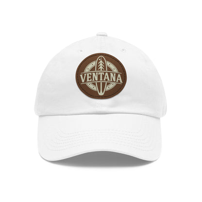 Ventana Treefish Logo Vegan Leather Patch Hat