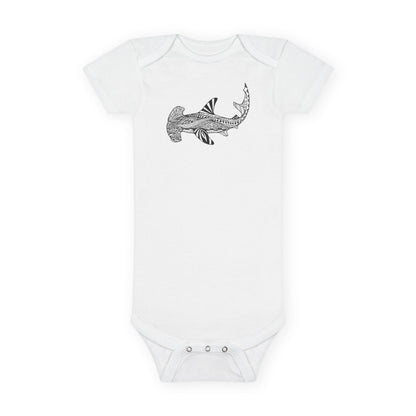 Ventangle Hammerhead - Baby Short Sleeve 100% Cotton Onesie