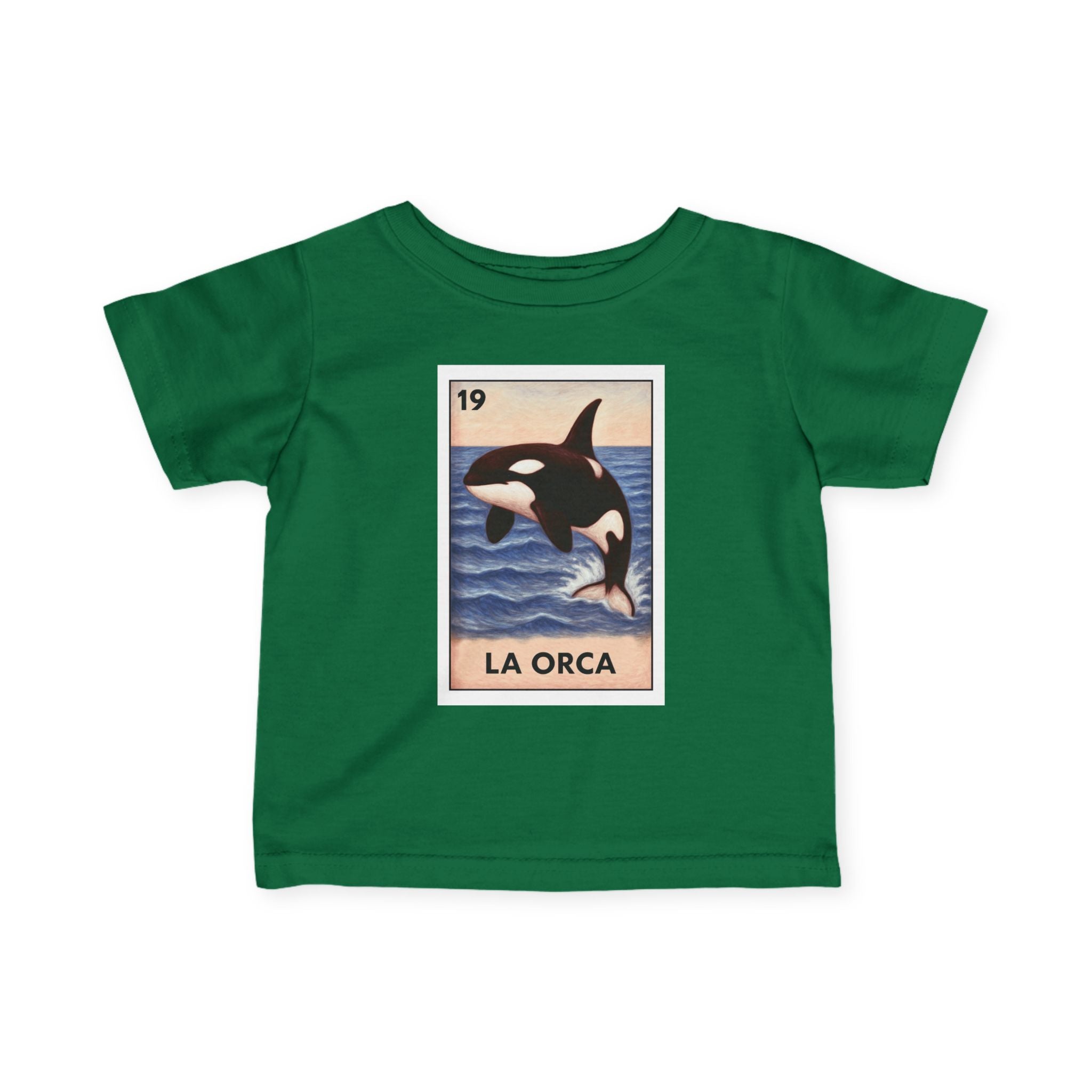 Orca Lotería - Infant 100% Cotton T-Shirt (La Orca)