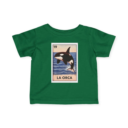 Orca Lotería - Infant 100% Cotton T-Shirt (La Orca)