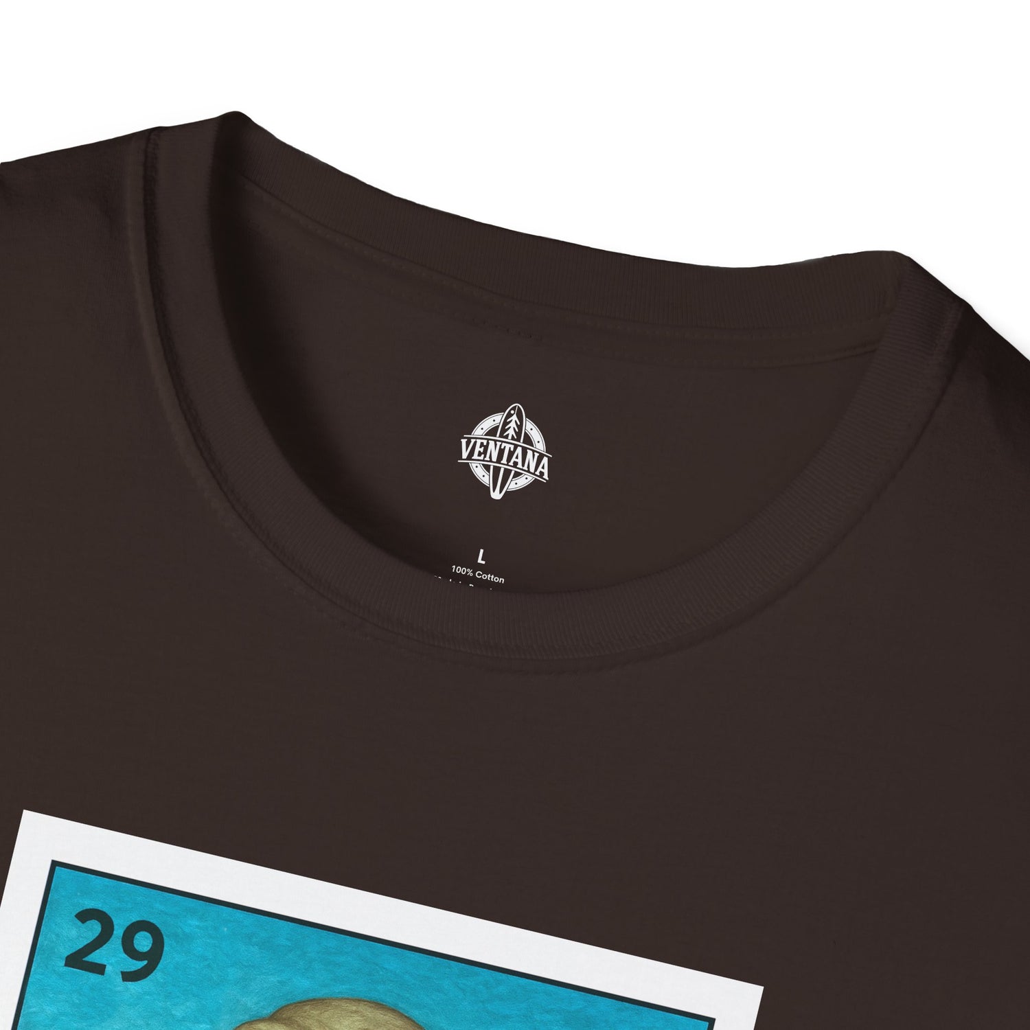 Elephant Seal Lotería Unisex - Soft Style U.S. Cotton T-Shirt (El Elefante Marino)