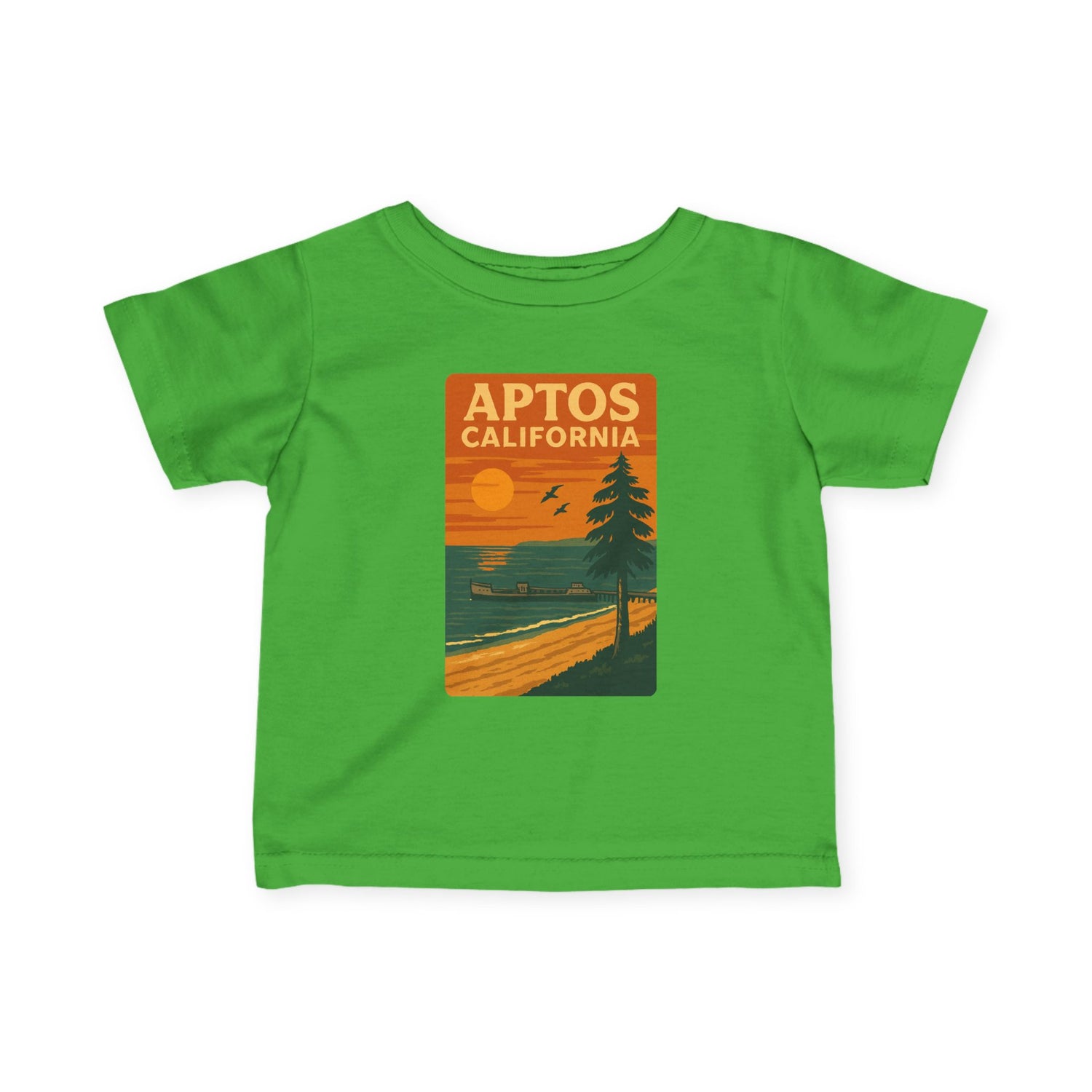 Aptos California Sunset - Infant 100% Cotton T-Shirt