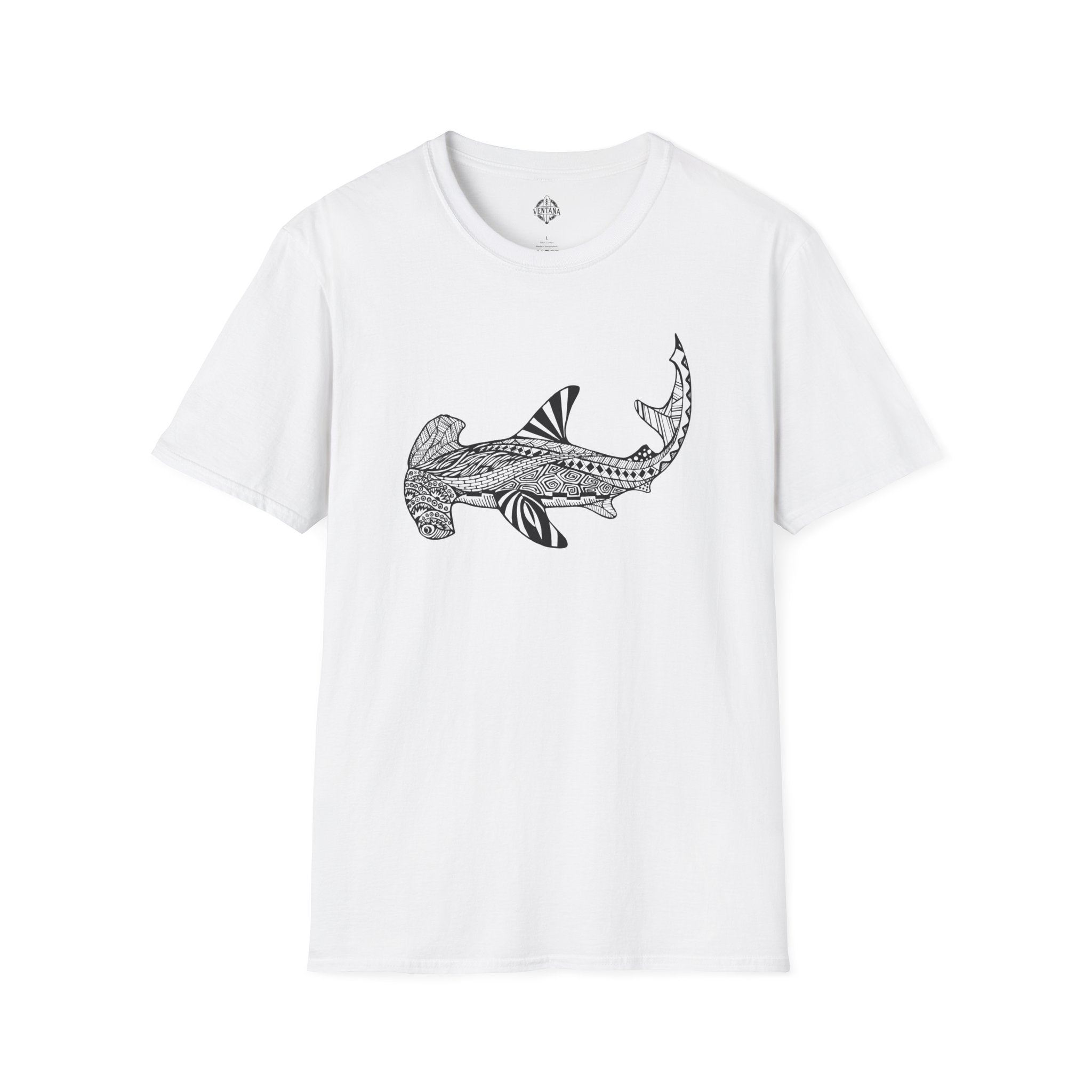 Ventangle Hammerhead Unisex - Soft Style U.S. Cotton T-Shirt