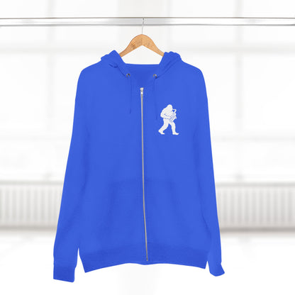Ventana Saxsquatch Unisex - Zip Cotton Blend Fleece Hoodie