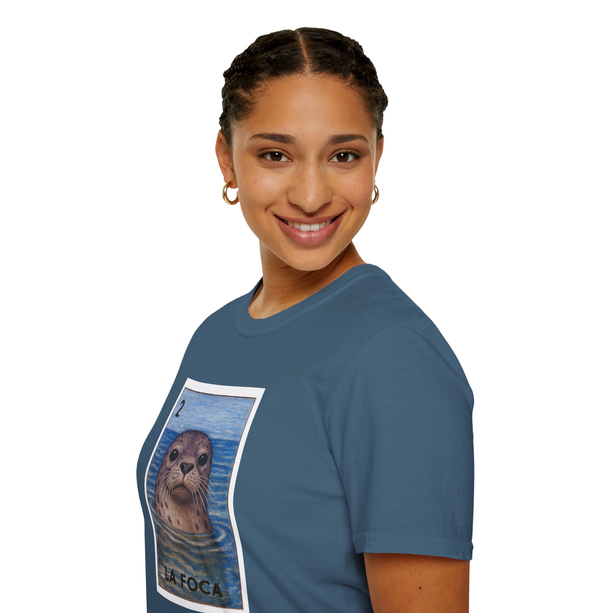 Seal Lotería Unisex - Soft Style U.S. Cotton T-Shirt