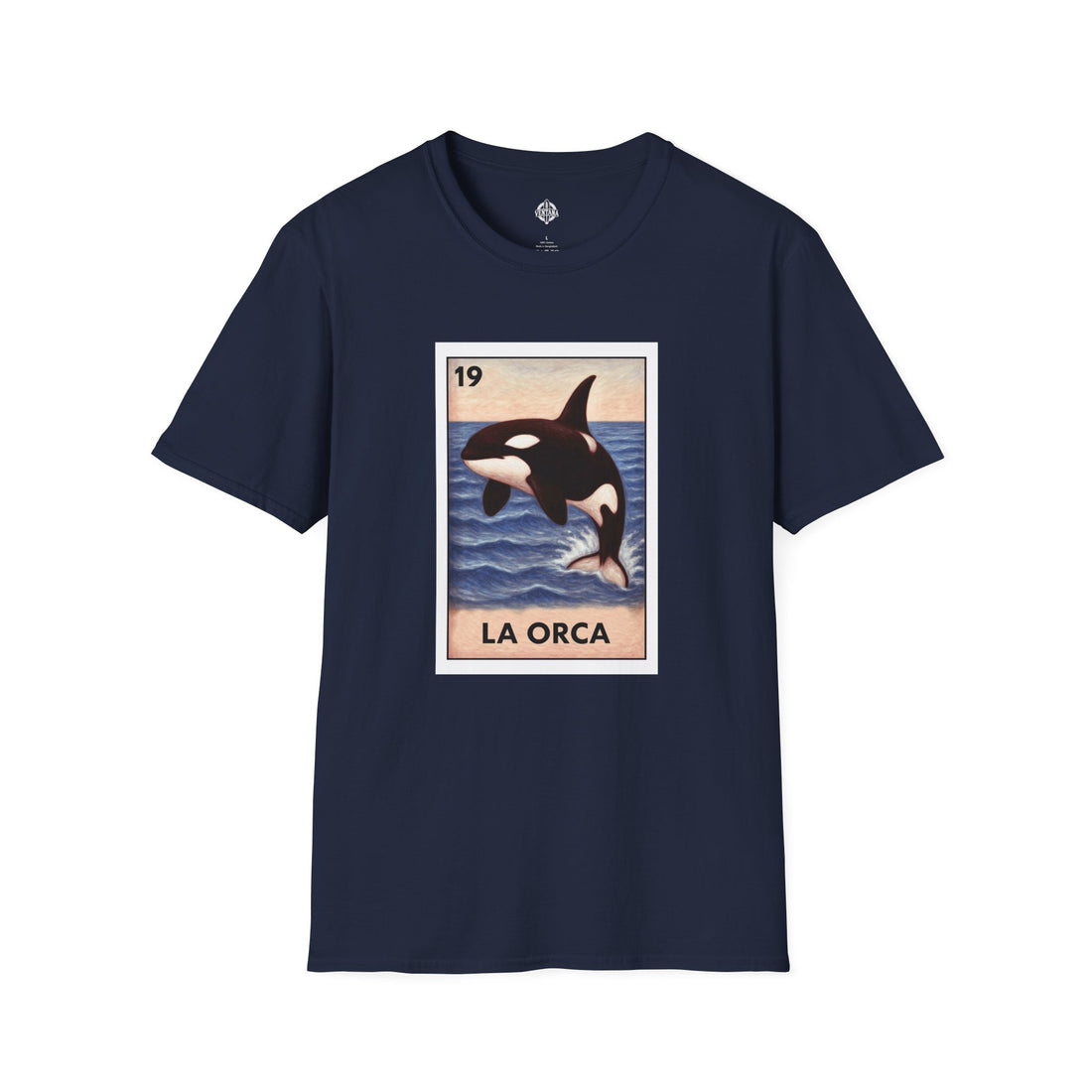 Orca Lotería Unisex - Soft Style U.S. Cotton T-Shirt (La Orca)