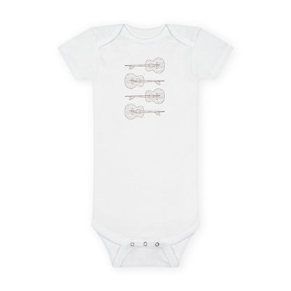 Ventana Santa Cruz Guitar Collab - Baby Short Sleeve 100% Cotton Onesie
