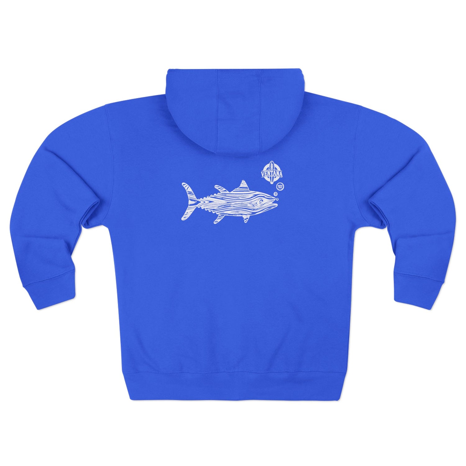 Ventana Wooden Tuna Unisex - Zip Cotton Blend Fleece Hoodie