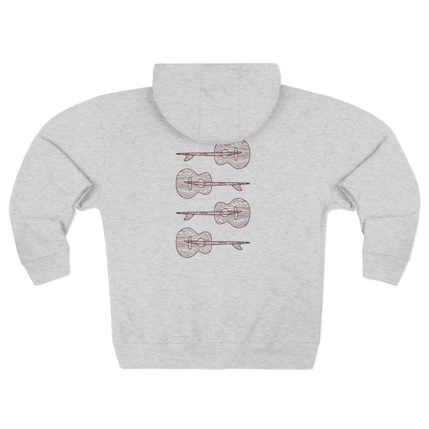 Ventana Santa Cruz Guitar Collab Unisex - Zip Cotton Blend Fleece Hoodie