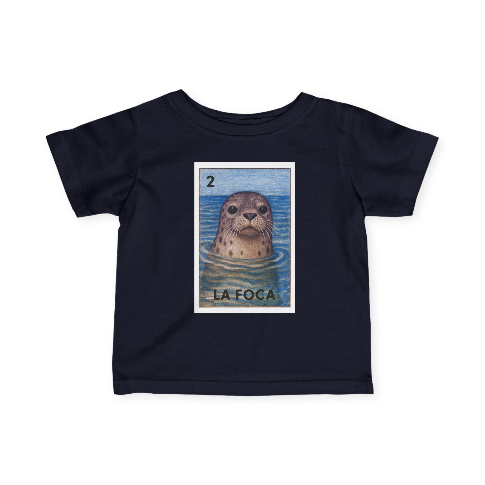 Seal Lotería - Infant 100% Cotton T-Shirt (La Foca)