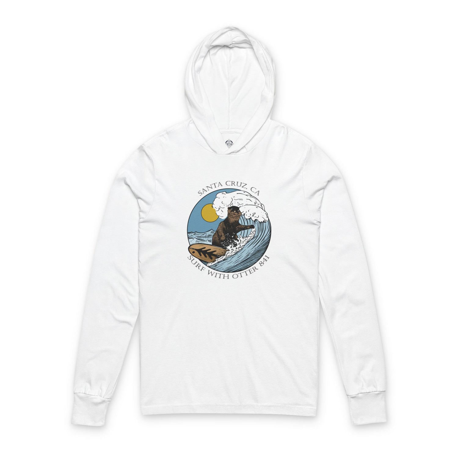 Otter 841 by Thiago Bianchini Unisex - Cotton Long Sleeve Hooded T-Shirt