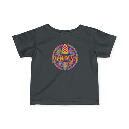 Ventana Psychedelic Treefish Logo - Infant 100% Cotton T-Shirt
