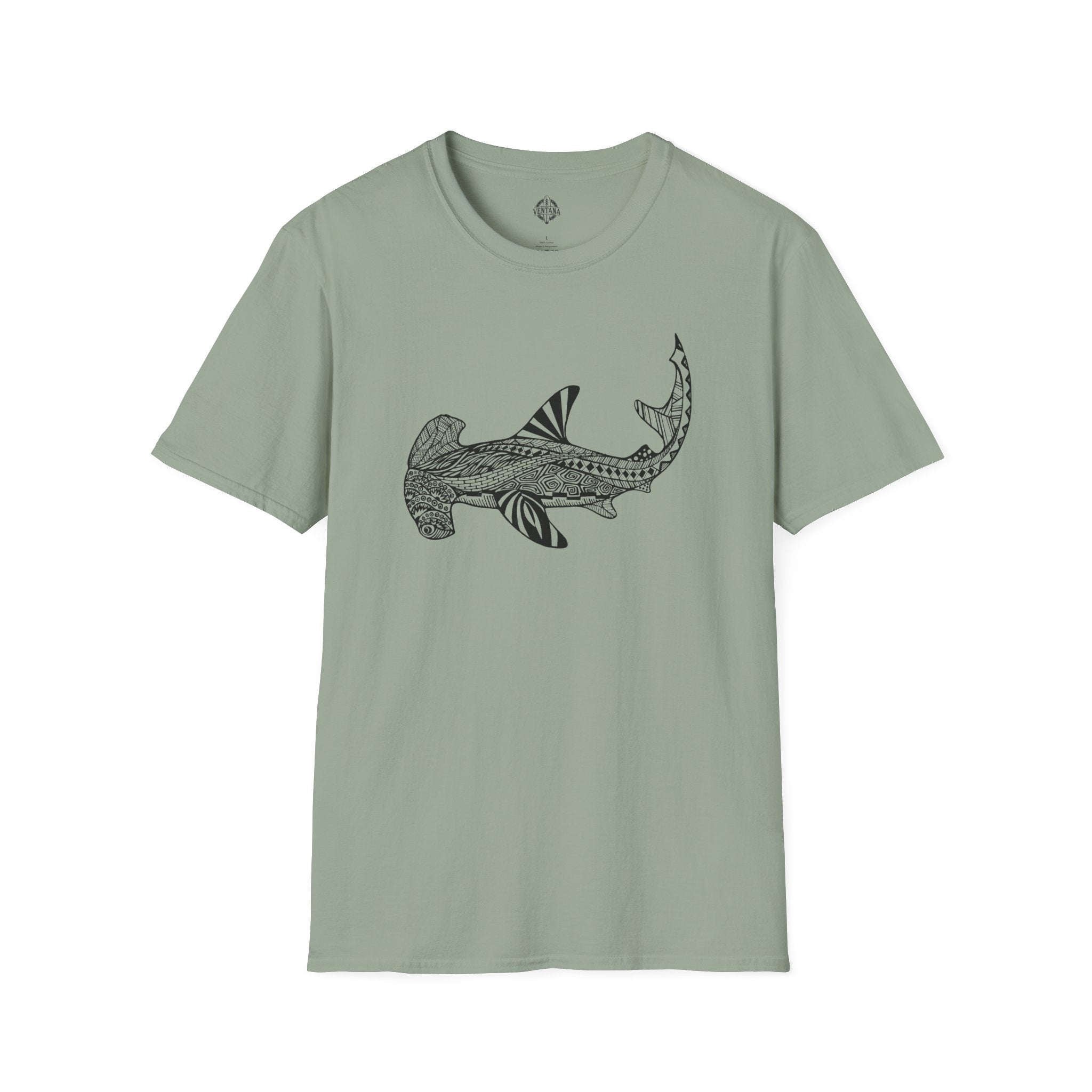 Ventangle Hammerhead Unisex - Soft Style U.S. Cotton T-Shirt