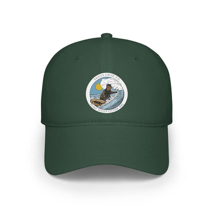 Surf with Otter 841 by Thiago Bianchini - 100% Cotton Baseball Cap