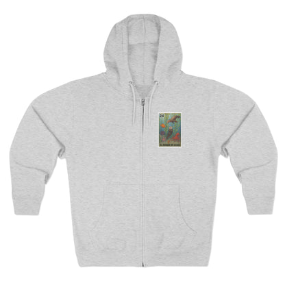 Kelp Forest Lotería Unisex - Zip Cotton Blend Fleece Hoodie (El Bosque de Algas)