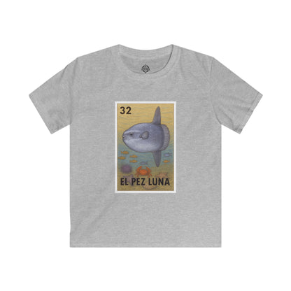 Sunfish Lotería Kids - Soft Style U.S. Cotton T-Shirt (El Pez Luna)
