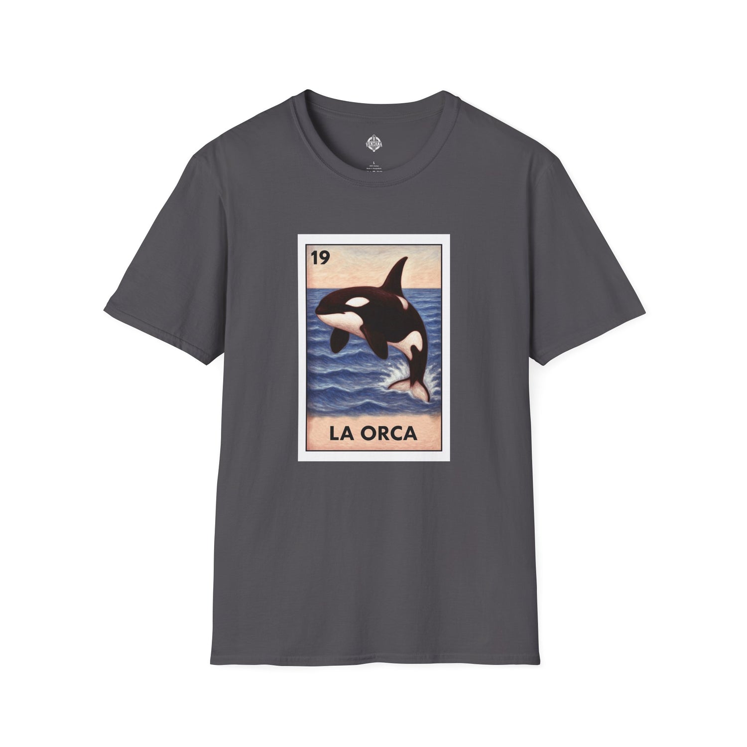 Orca Lotería Unisex - Soft Style U.S. Cotton T-Shirt (La Orca)