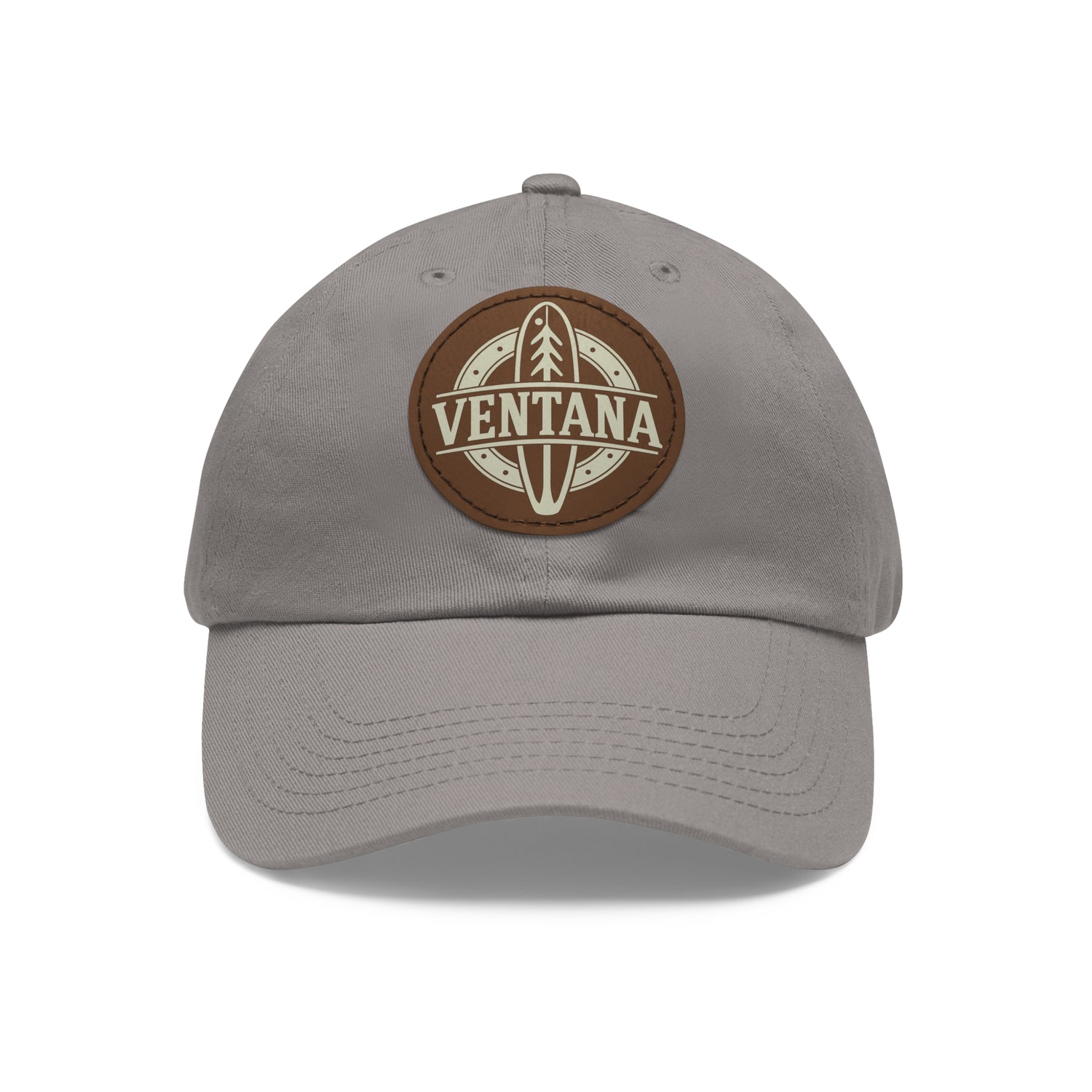 Ventana Treefish Logo Vegan Leather Patch Hat