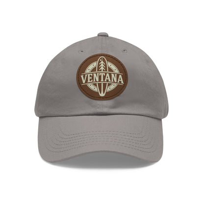 Ventana Treefish Logo Vegan Leather Patch Hat