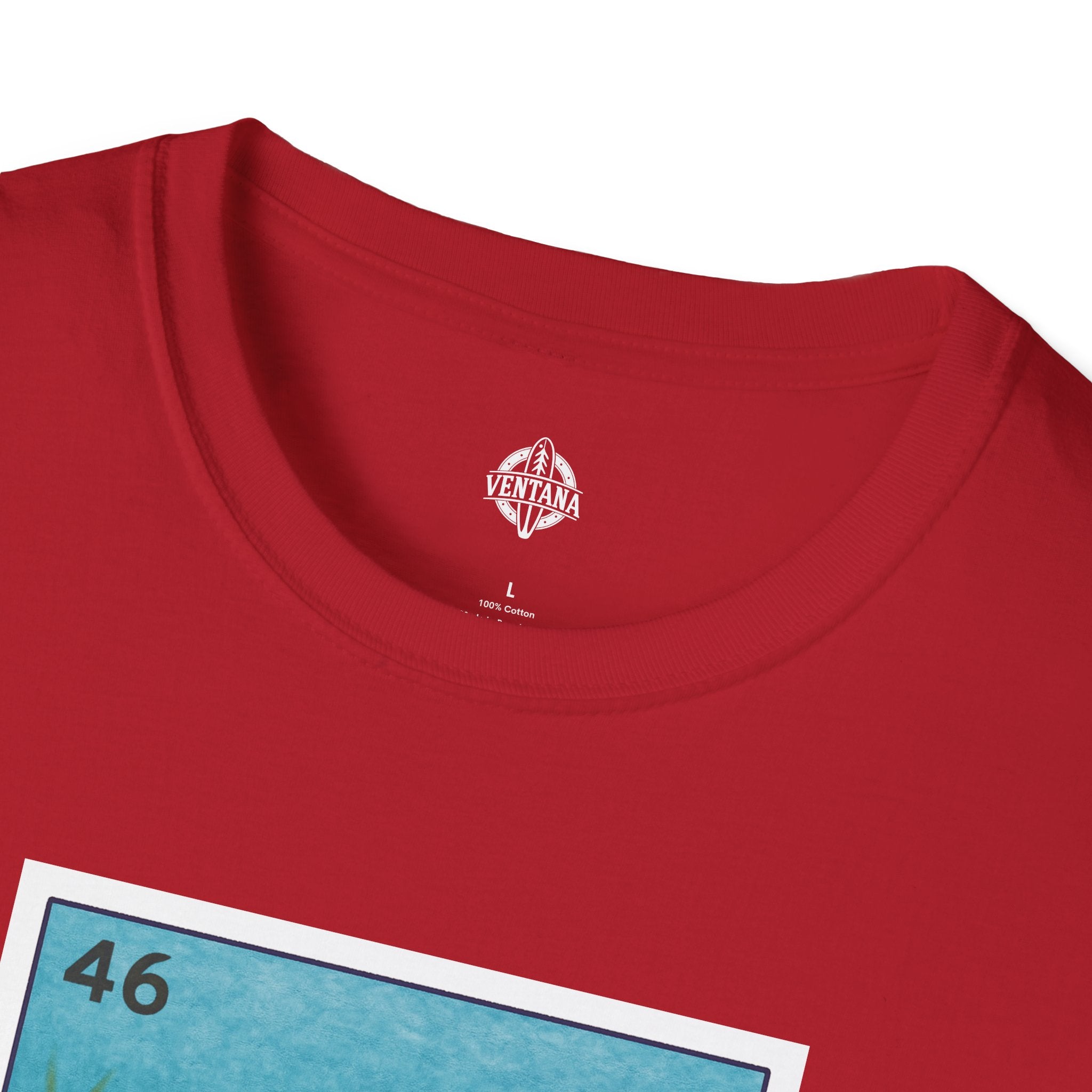 Turtle Lotería Unisex - Soft Style U.S. Cotton T-Shirt (La Tortuga)