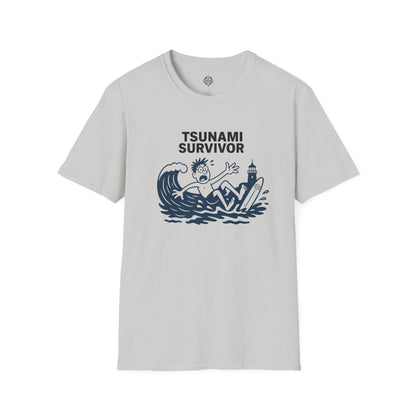 Tsunami Survivor Unisex - Soft Style U.S. Cotton T-Shirt