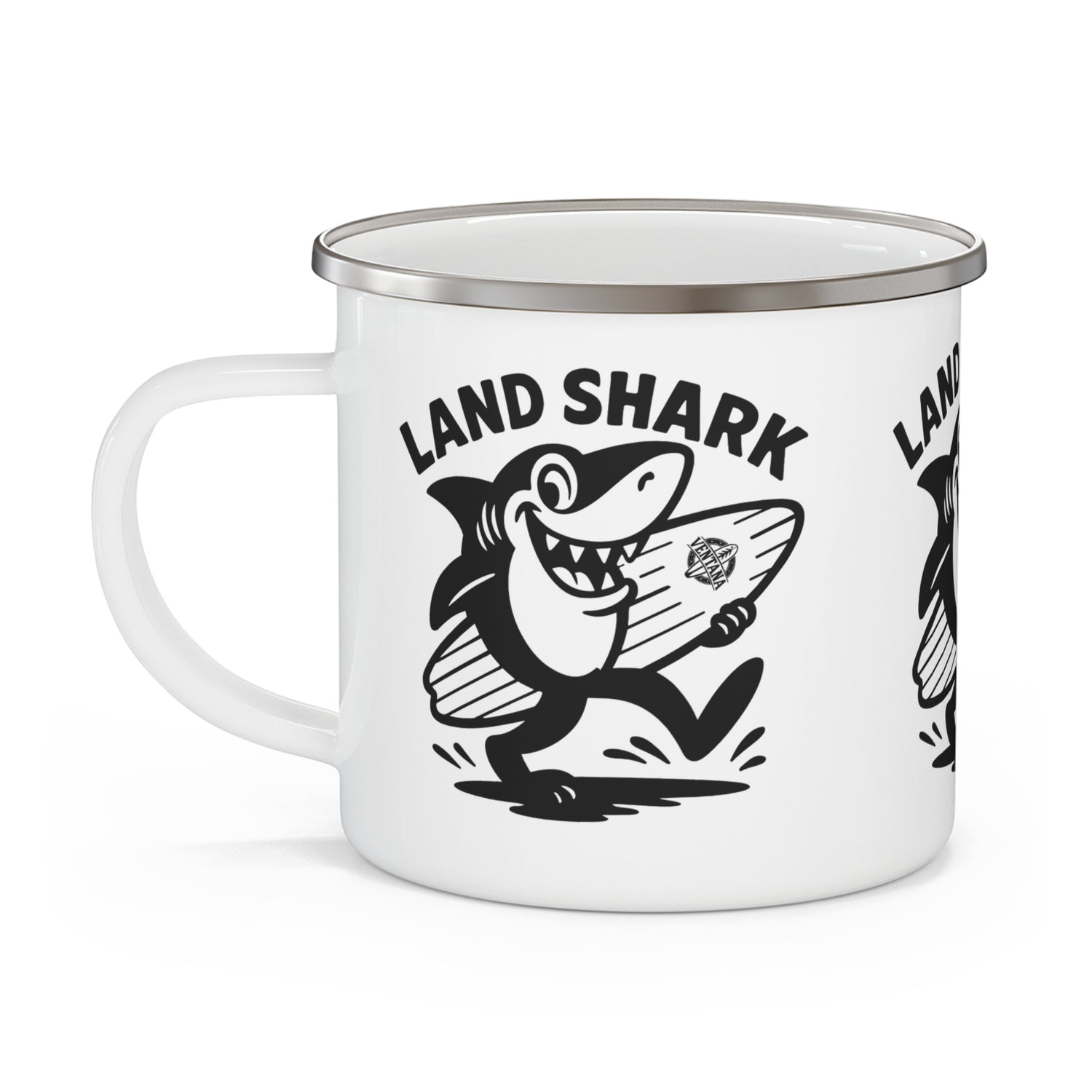 Land Shark Enamel Camping Mug (12oz - small)